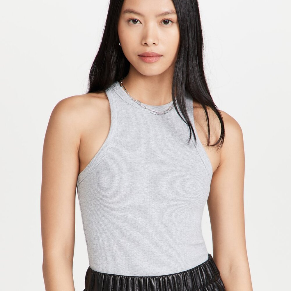 ANINE BING Eva Tank Grey Melange, XS